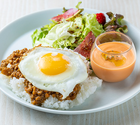 伊豆味噌香る和風キーマカレー